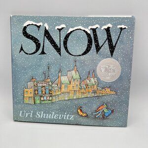 Children's Kid Snow Snowflake Winter Holiday Hardcover Book Vintage